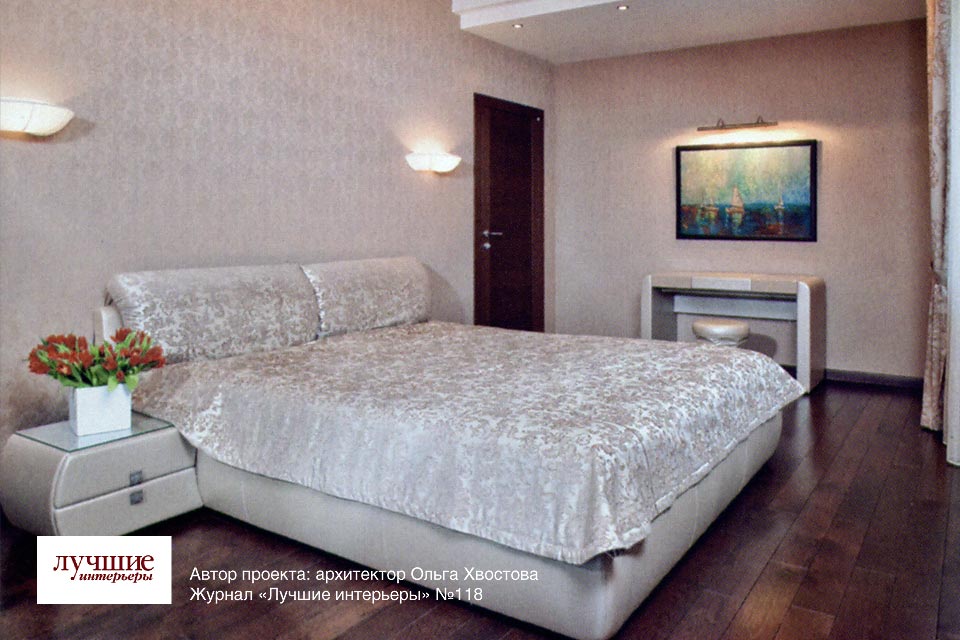 Кровать Бали в интерьере архитектора Ольги Хвостовой