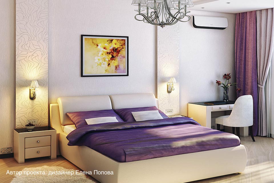 Кровать Бали в интерьере дизайнера Елены Поповой
