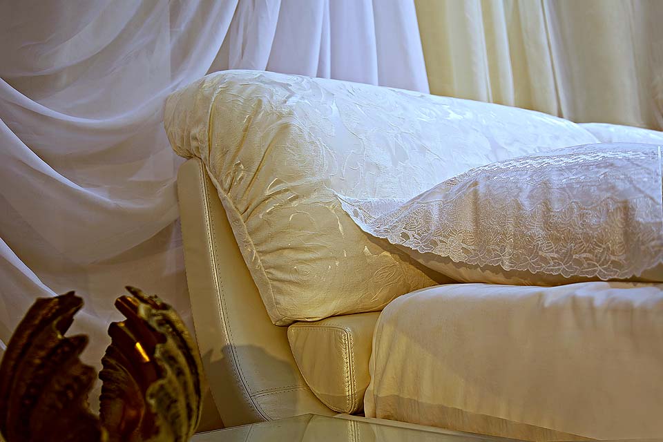 Боковой бурлет подушки спинки кровати Бали
