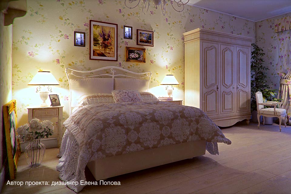 Кровать Лаваль в интерьере дизайнера Елены Поповой