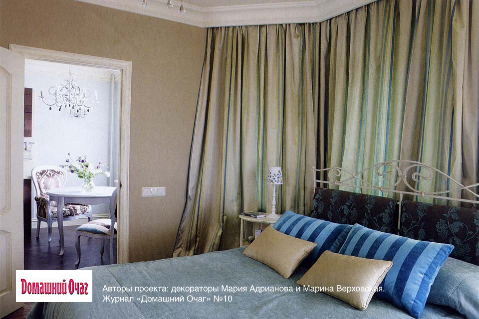 Кровать Мелвилл в интерьере декораторов Марии Адриановой и Марины Верховской
