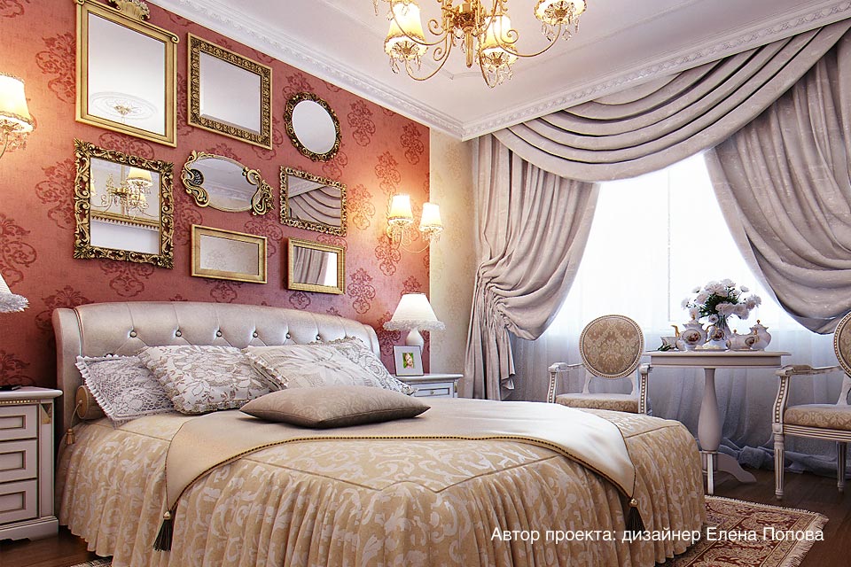 Кровать Монтсеррат в интерьере дизайнера Елены Поповой