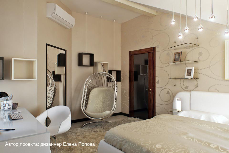 Кровать Рио-Гранде в интерьере дизайнера Елены Поповой