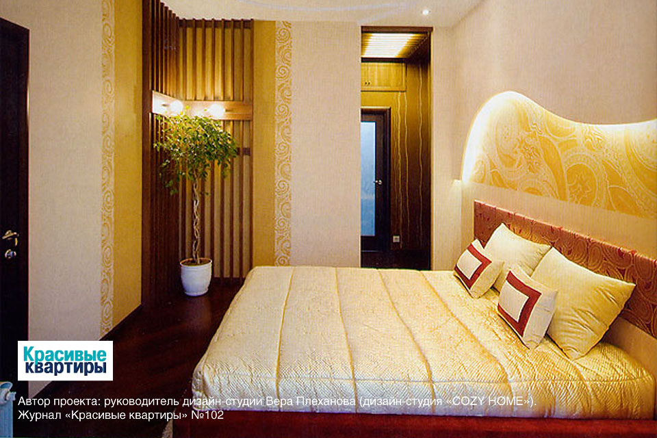Кровать Сицилия в интерьере дизайн-студии «COZY HOME»