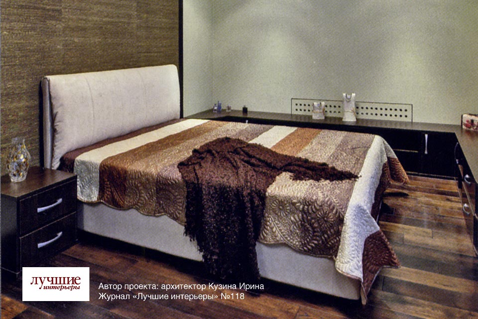 Кровать Таити в интерьере архитектора Ирины Кузиной