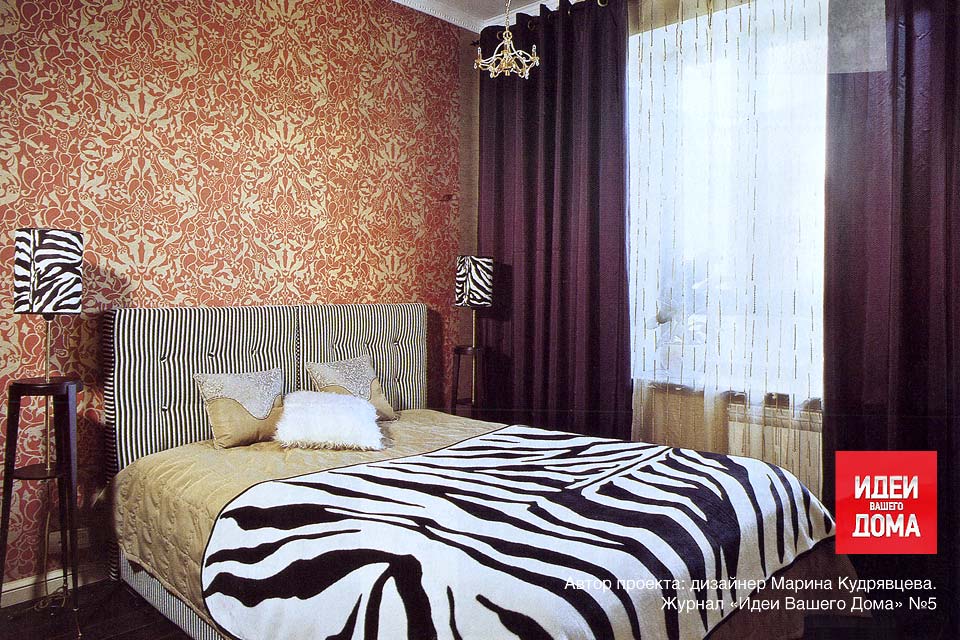 Кровать Токио в интерьере дизайнера Марины Кудрявцевой