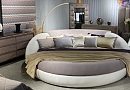 Кровать круглая Онтарио # Тулон d 220 и декоративный наматрасник в ПОДАРОК